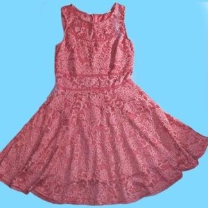 Casual Women's Short Dress Coral Pink Size S Used
